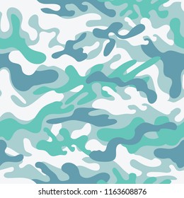 Seamless camouflage pattern. Vector illustration