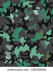 Seamless camouflage pattern.Fabric design.Vector illustration.