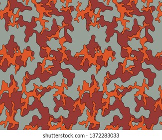 Seamless camouflage pattern.Repeating wallpaper.