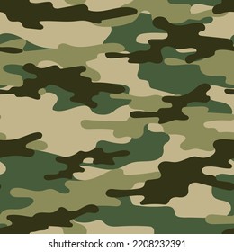 seamless camouflage. print on clothes or print. vector.