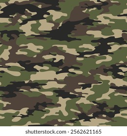 seamless camouflage. print on clothes or print. vector.	
