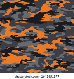 seamless camouflage. print on clothes or print. vector.