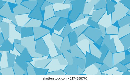 Seamless camouflage - "Shards of ice."