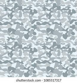 Seamless camouflage texture. Military camouflage pattern background. Vector illustration flat design.