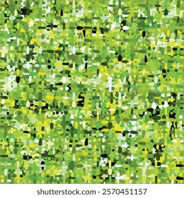 Seamless camouflage. Variegated square elements. Colors of spring forest. This should be used for fashionable clothes, wallpapers and other works.