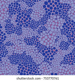 Seamless camouflage. Winter texture "Snow Clots". Pattern for New Year and Christmas backgrounds. Suitable for 3D modeling, textiles and design.