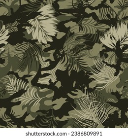 seamless camouflages pattern on ministry background