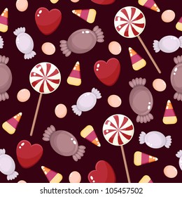 Seamless candies wallpaper