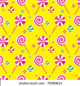 seamless candy pattern
