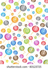 seamless candy pattern