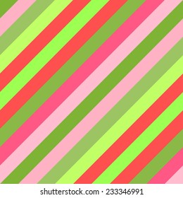 Seamless candy pattern with diagonal red and green stripes for Christmas and new year