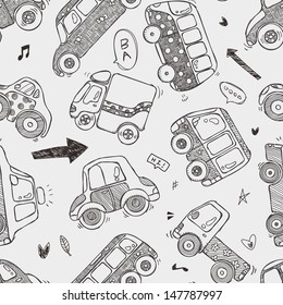 seamless car pattern