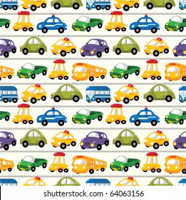 seamless car pattern