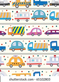 seamless car pattern