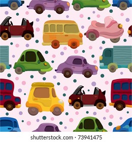 seamless car pattern
