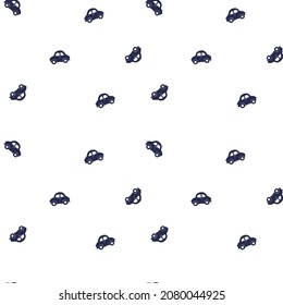 Seamless car pattern vector illustration