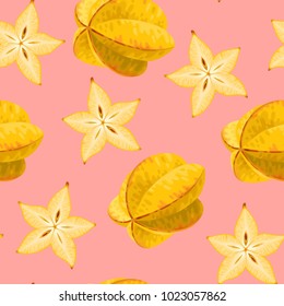 Seamless carambola fruit