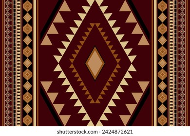 Seamless carpet design bohemain art. beautiful geometric design for textile and printing