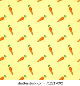 seamless carrot background .vector Eps10