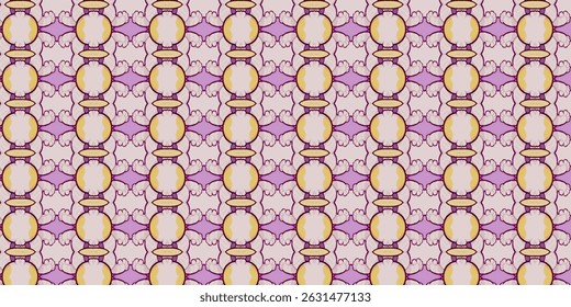 Seamless Cartoon Angel Pattern with Soft Pastel Tones