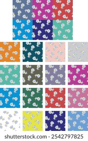 Seamless Cartoon Cheetah  Pattern Design