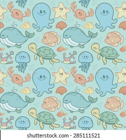 Seamless cartoon pattern