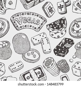 Seamless Casino Pattern