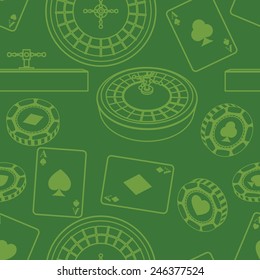 Seamless casino pattern