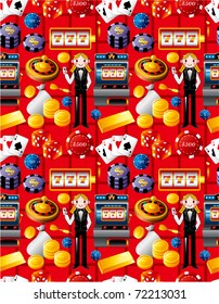 seamless casino pattern