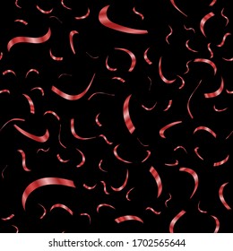 Seamless Celebration red Ribbon Pattern