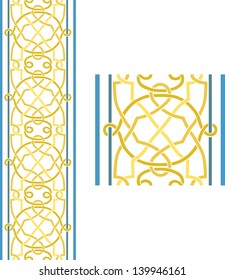 Seamless Celtic Border - Vector Version.