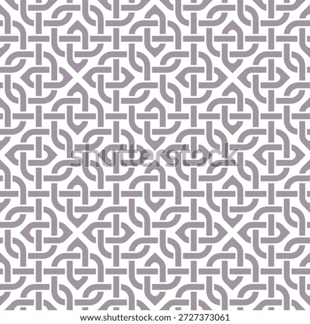 Seamless Celtic knots pattern with interwoven Norse knotted rope designs and an endless Anglo-Saxon knot background.