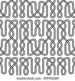 Seamless celtic or scandinavian pattern,  Vector illustration for ornate, textile, wallpaper or packaging.