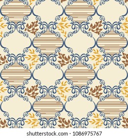 Seamless ceramic tile with colorful patchwork. Vintage multicolor pattern in turkish style. Endless pattern can be used for ceramic tile, wallpaper, linoleum, textile, web page background. Vector