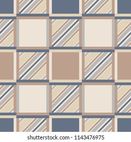 Seamless ceramic tile with colorful patchwork. Vintage multicolor pattern in turkish style. Endless pattern can be used for ceramic tile, wallpaper, linoleum, textile, web page background. Vector