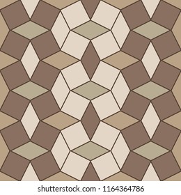 Seamless ceramic tile with colorful patchwork. Vintage multicolor pattern in turkish style. Endless pattern can be used for ceramic tile, wallpaper, linoleum, textile, web page background. Vector