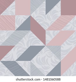 Seamless ceramic tile with colorful patchwork. Vintage multicolor pattern in turkish style. Endless pattern can be used for ceramic tile, wallpaper, linoleum, textile, web page background. Vector