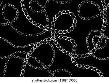 Seamless Chain Pattern for Fashion Prints