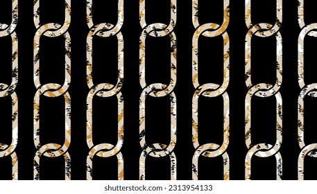 Seamless chain pattern. Vector Illustration