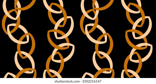 Seamless chain pattern. Vector Illustration.