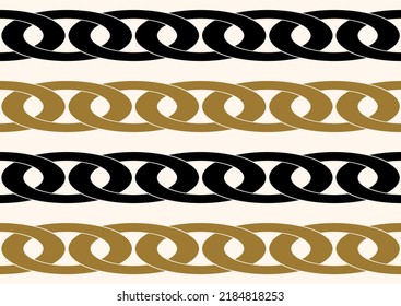 Seamless  chains pattern. Vector Illustration.