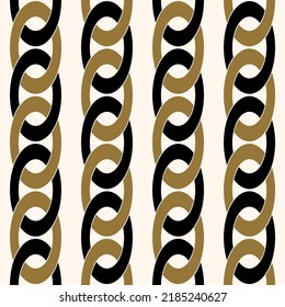 Seamless  chains pattern. Vector Illustration.