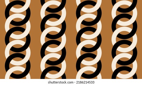 Seamless  chains pattern. Vector Illustration.