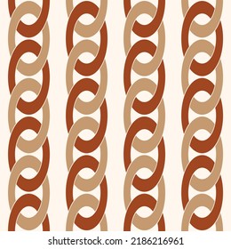 Seamless  chains pattern. Vector Illustration.
