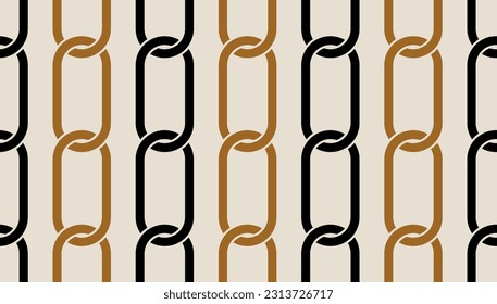 Seamless  chains pattern. Vector Illustration.