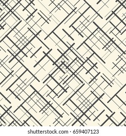 Papel tapiz caótico sin inconvenientes. Textura geométrica abstracta. Fondo decorativo vectorial
