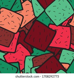 Seamless chaotic multi-color background. Grunge texture color. Multi-colored template for printing on wrapping paper