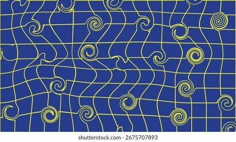 Seamless charcoal doodle pattern with playful hand-drawn lines and abstract freehand scribbles, childish sketch background vector design