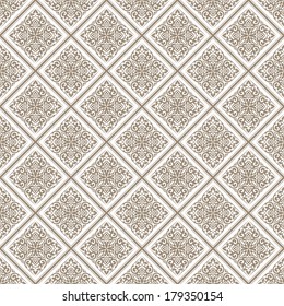 Seamless charcoal small floral elements wallpaper