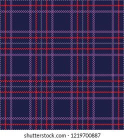 Seamless check design pattern print.